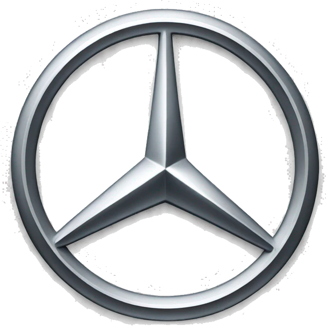 Mercedes benz logo emoji