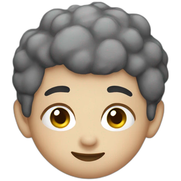 cute pebble emoji