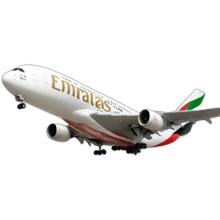 Emirates plane emoji