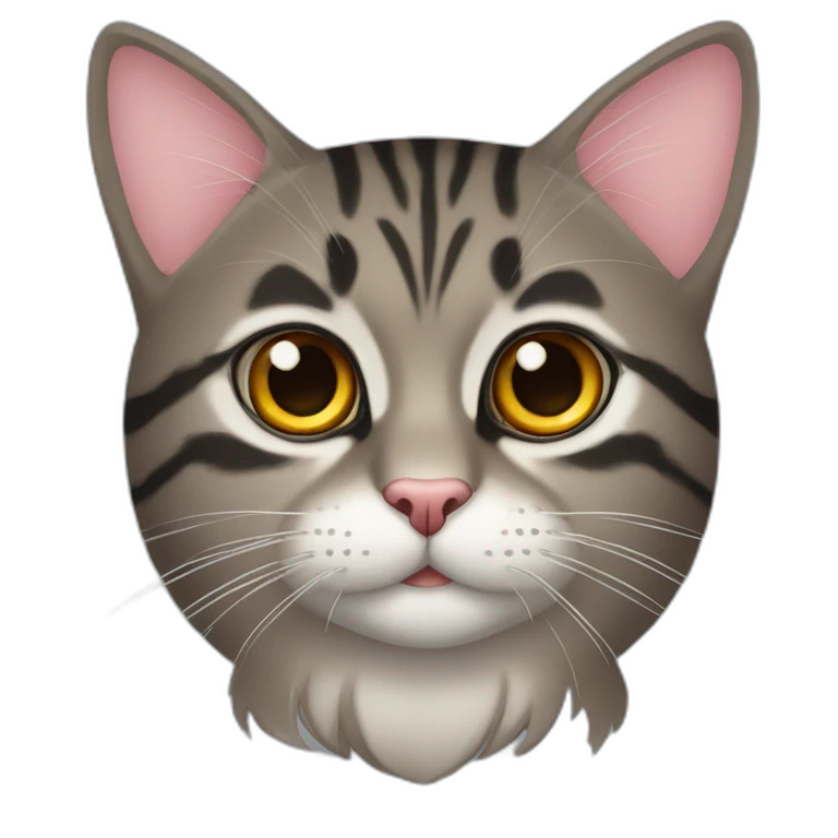 cara de gato con anteojos emoji