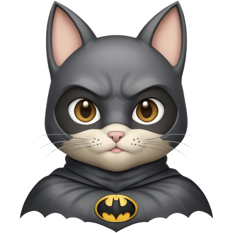 A Batman Cat emoji