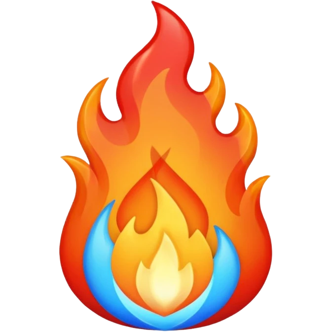 ❤️‍🔥💙 emoji