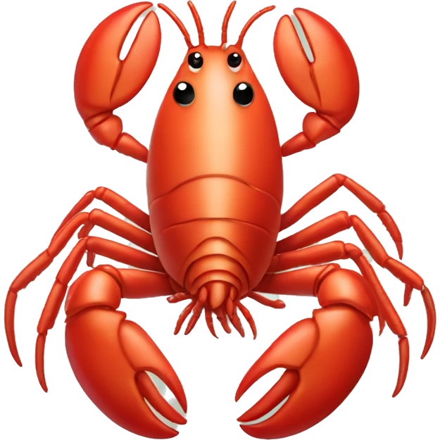 adorable lobster emoji