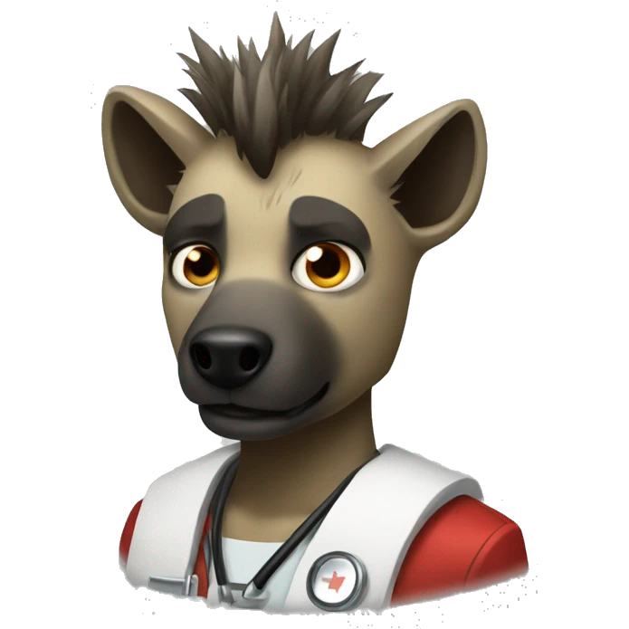 Hyena medic emoji