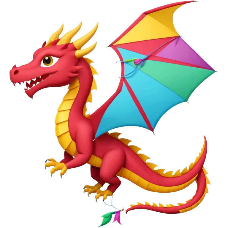 dragon shape kite emoji
