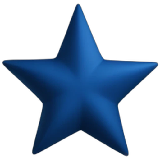 dark blue star emoji