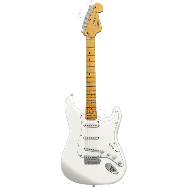 White squier stratocaster  emoji