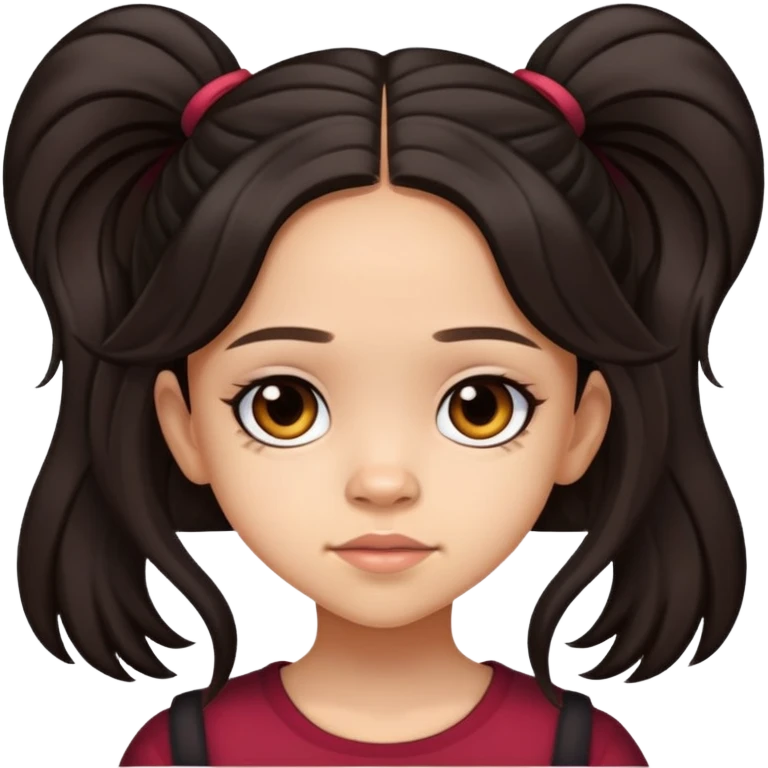 Jenna Ortega photo-realistic emoji
