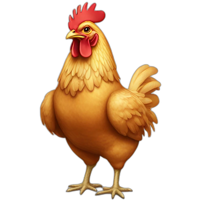 chicken：man emoji