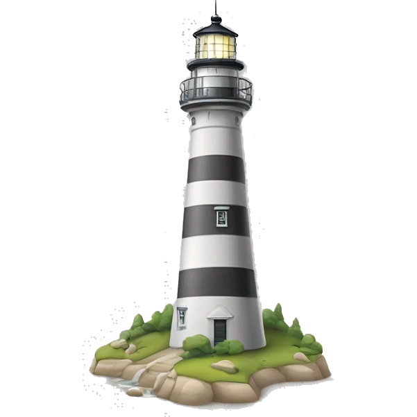 Utiliser la lettre "A" pour dessiner un phare emoji