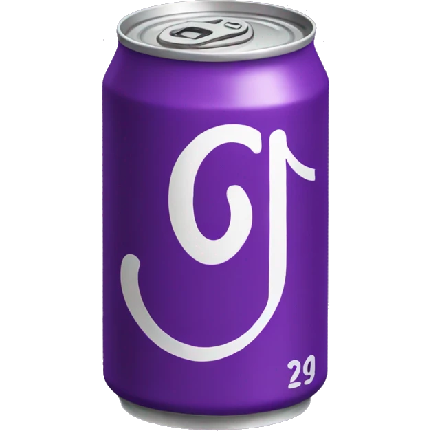 Purple can of coke emoji