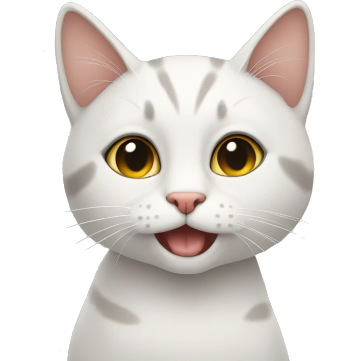 Flirtatious cat emoji