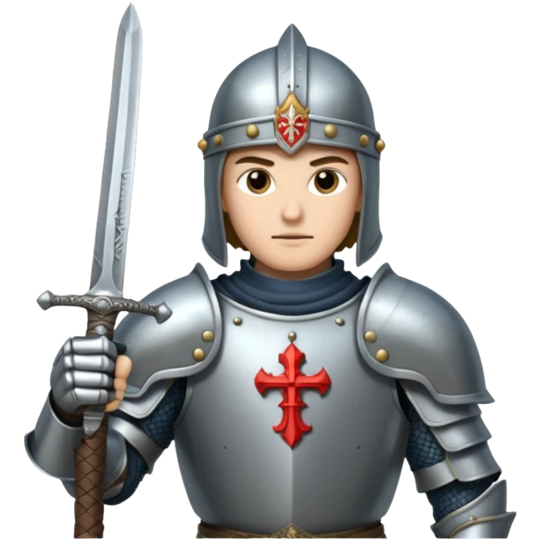 A crusader emoji