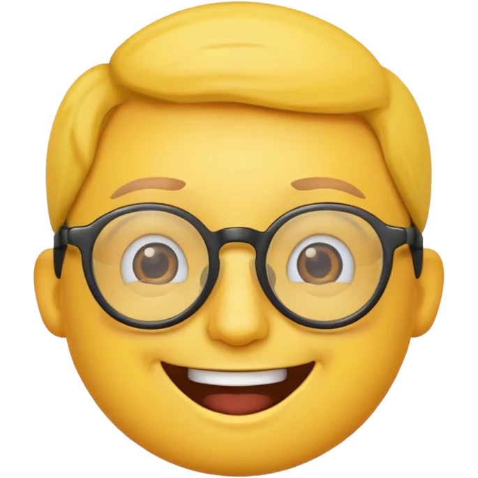 happy nerd emoji emoji