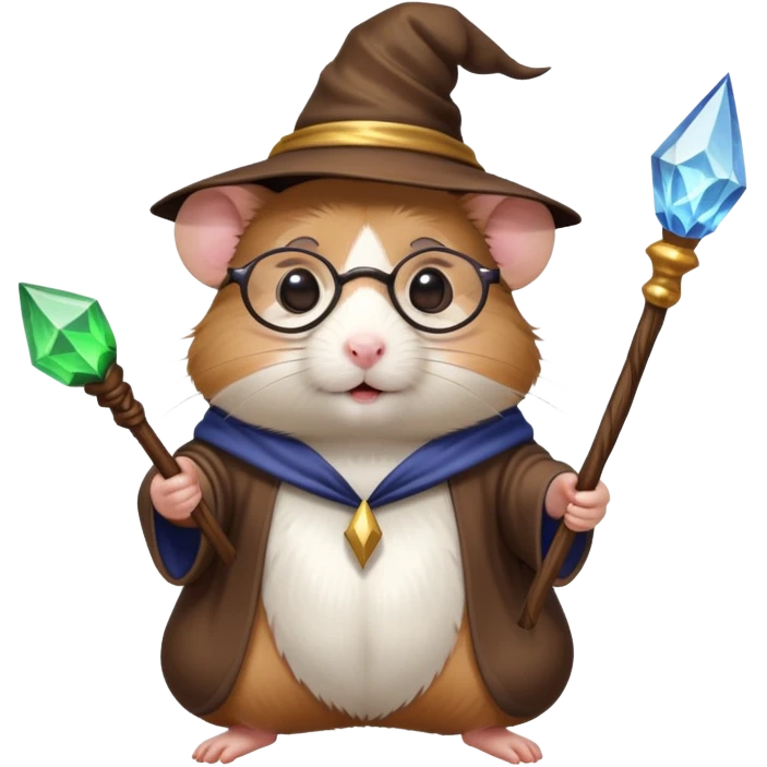 Wizard hamster emoji