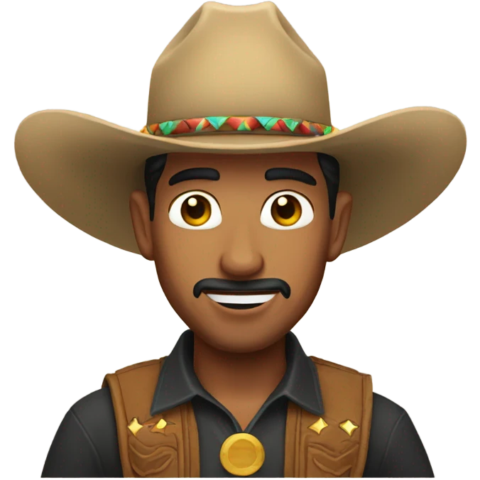 Mexican cowboy emoji