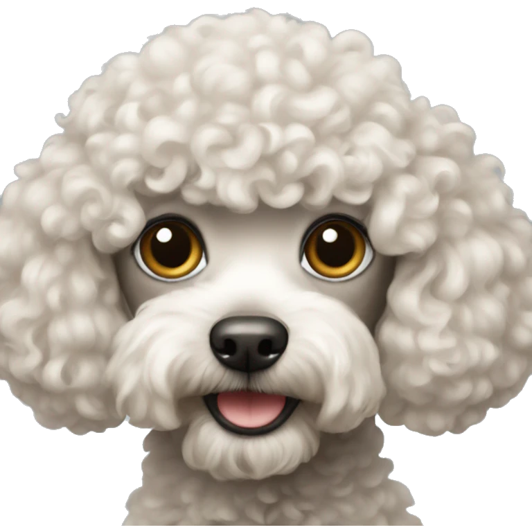 Mini poodle emoji