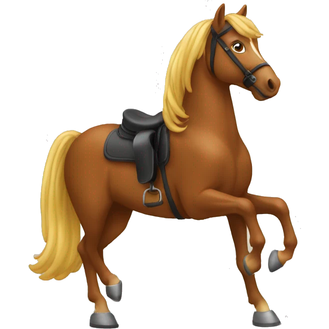 Moi sur cheval  emoji