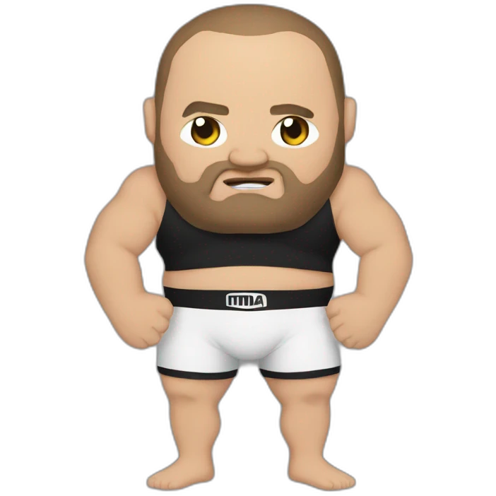Mma with big belly emoji