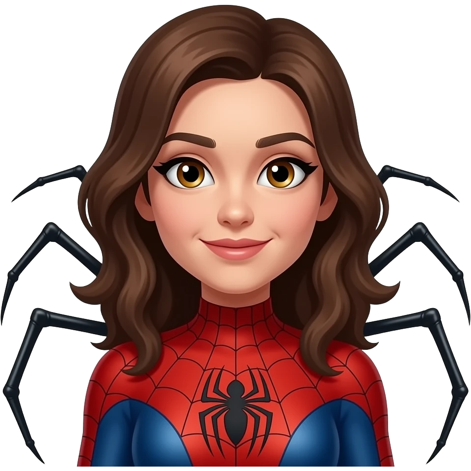 Spider woman com pernas de aranha emoji