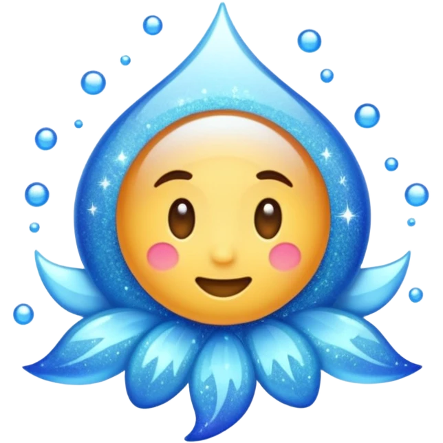 tiny glitter dust floating in the air, very small sparkles scattered everywhere, bright and shiny, like magical fine dust. Rounded, glossy, smooth, soft shadows, white background.




 emoji