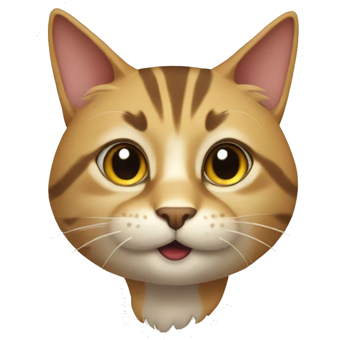 Wow cat emoji