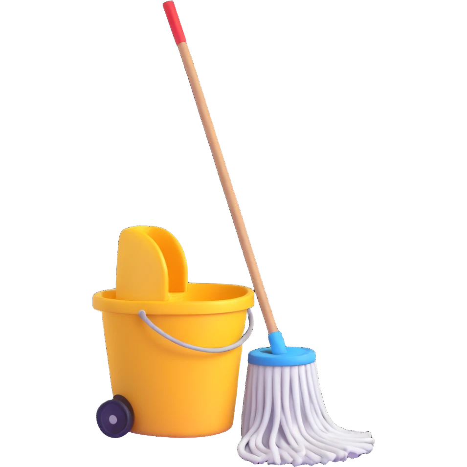 mop and bucket emoji