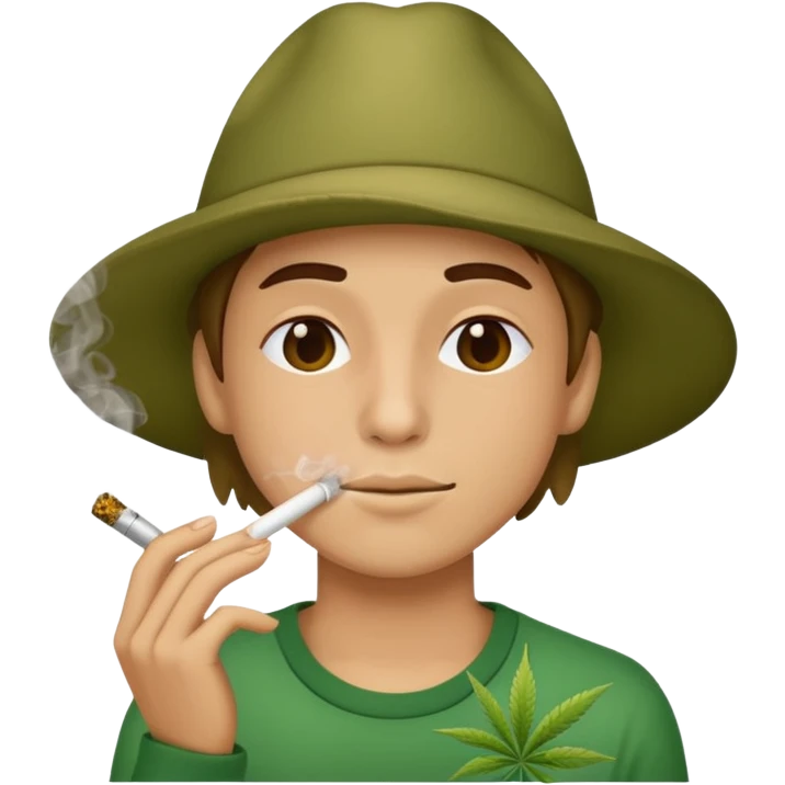 Smoking weed  emoji
