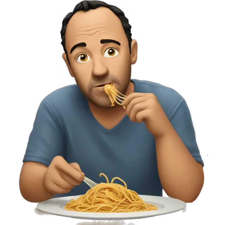 Dave Matthews eating spaghetti emoji