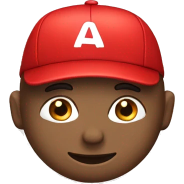 Chat avec casquette rouge emoji