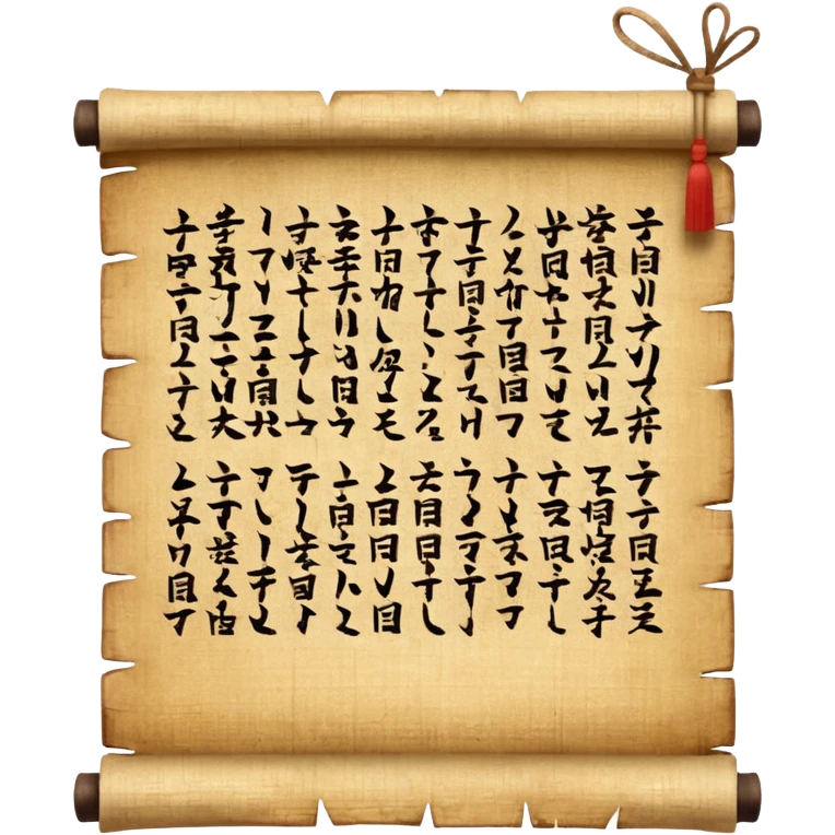 japanese papyrus, wiritng emoji