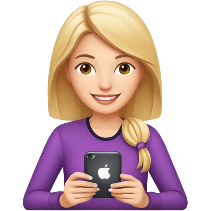 ios tech blogger about apps white female emoji