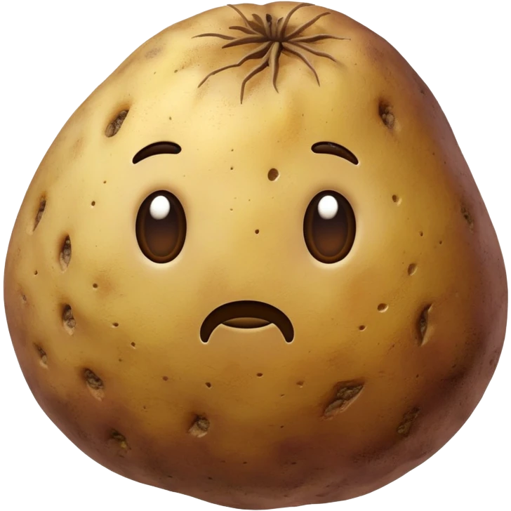 brown potato emoji