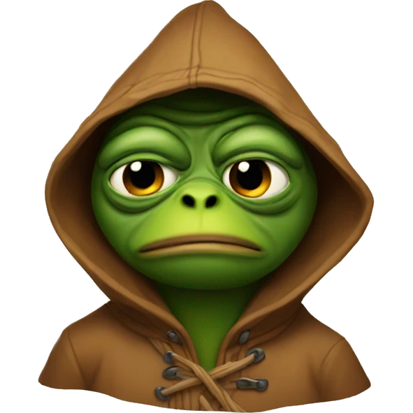 Pepe in hood emoji
