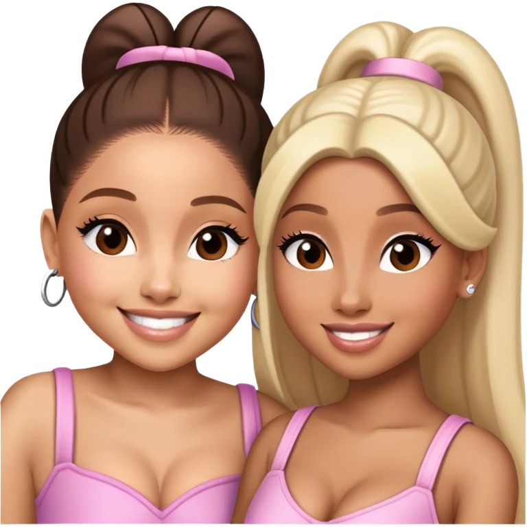 Ariana Grande and Nicki Minaj emoji