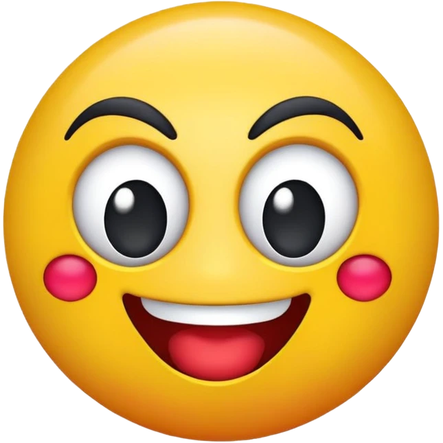 wacky pop-it toy with exaggerated features playful emoji style emoji
