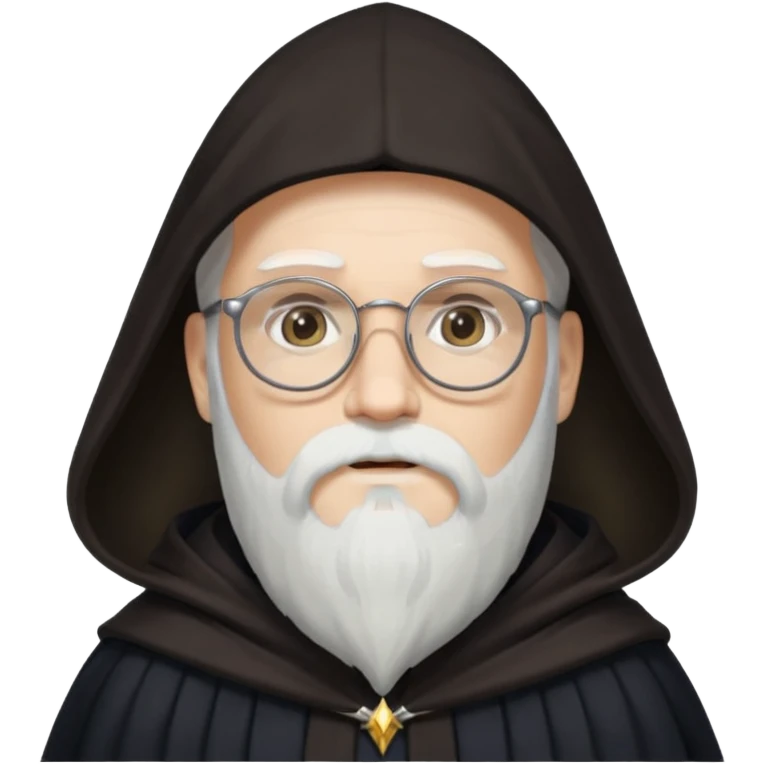 Male wizard, beard, glasses
 emoji