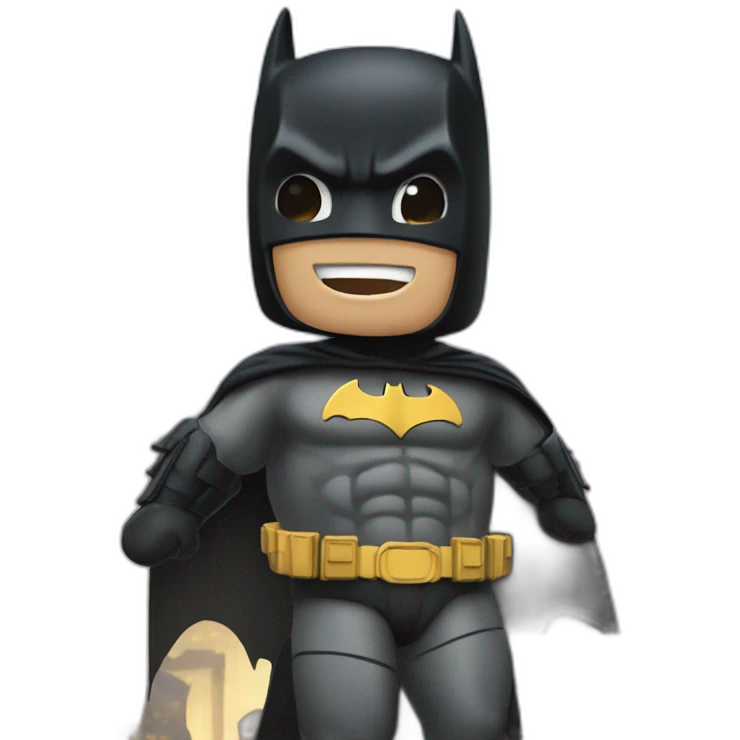 Batman qui regarde la ville emoji