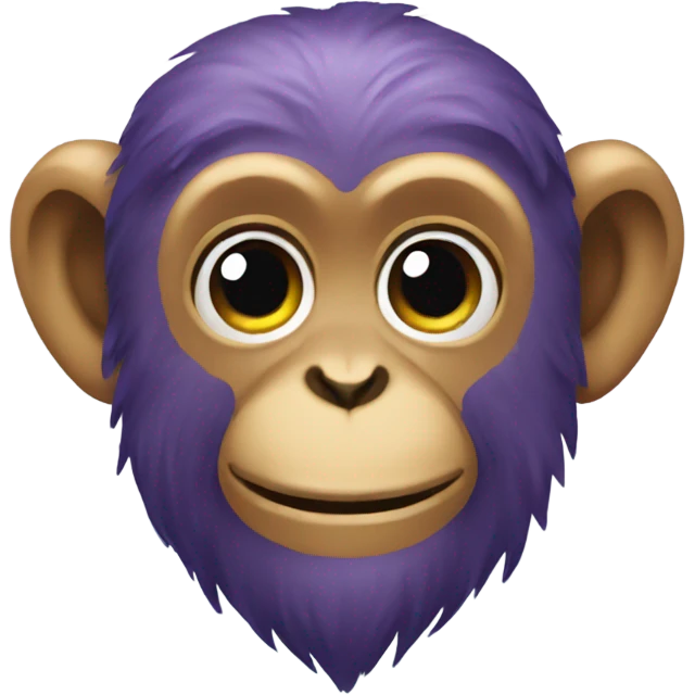 Rainbow monkey emoji