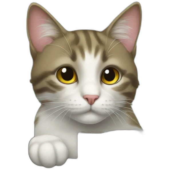 cat on a fence emoji