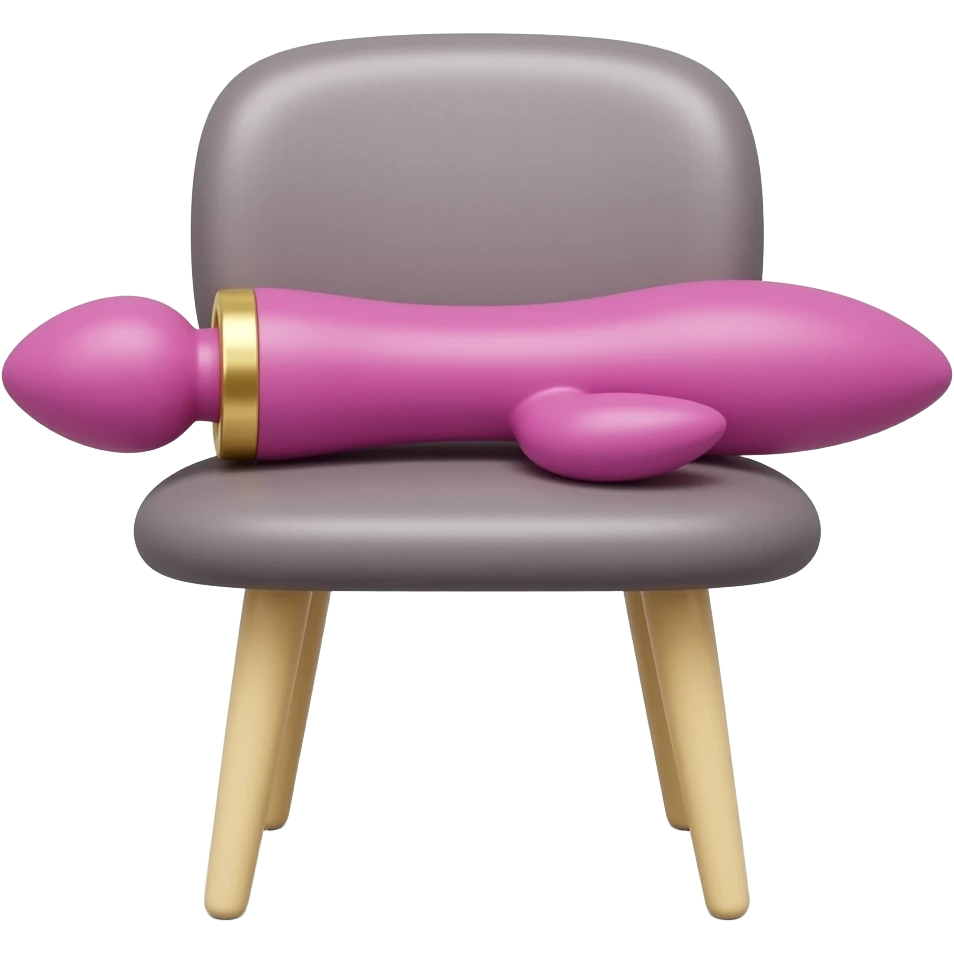 Fais une chaise avec un sextoy dessus emoji