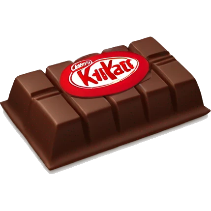 Kit Kat chocolate emoji