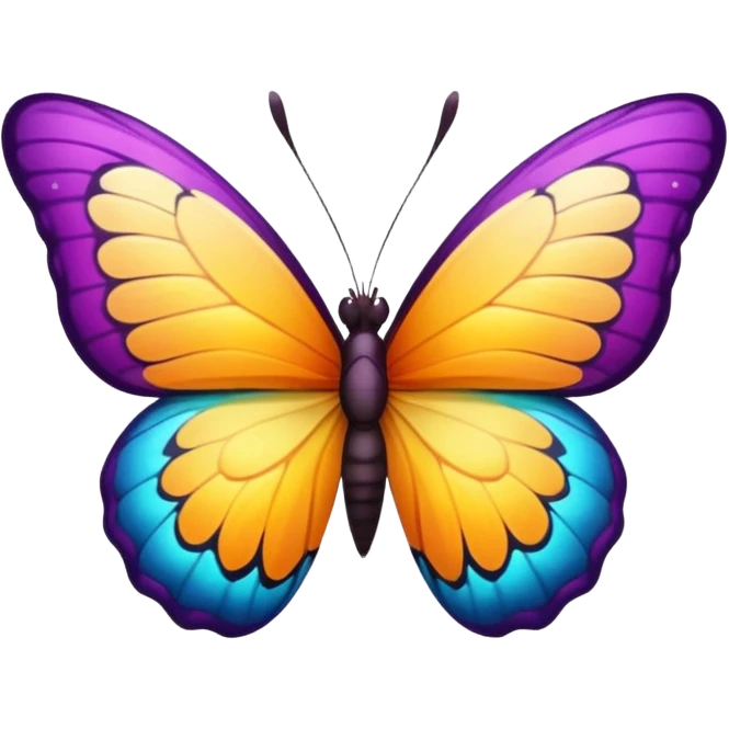 butterfly on flower emoji
