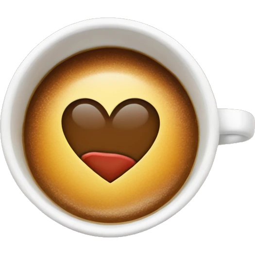 Un corazón con la mitad café y la otra blanca  emoji