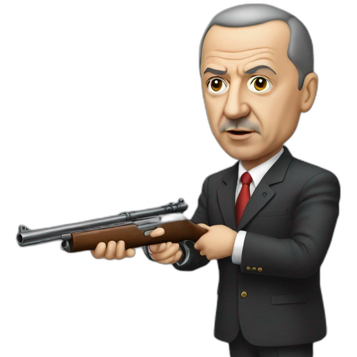 erdogan-is-shooting-with-shotgun emoji