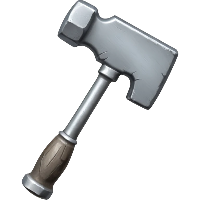 hand holding a hammer emoji