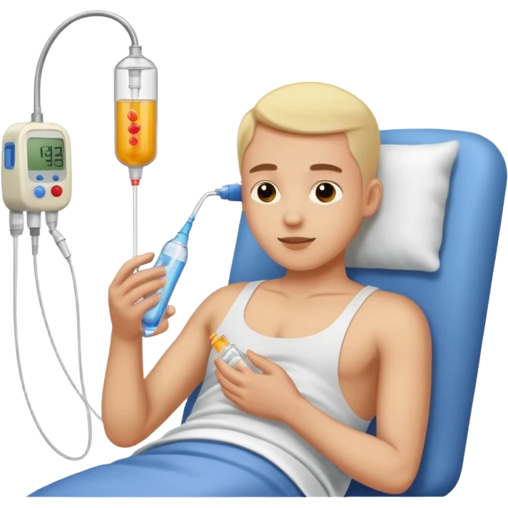 colocación de vitamina intravenosa emoji