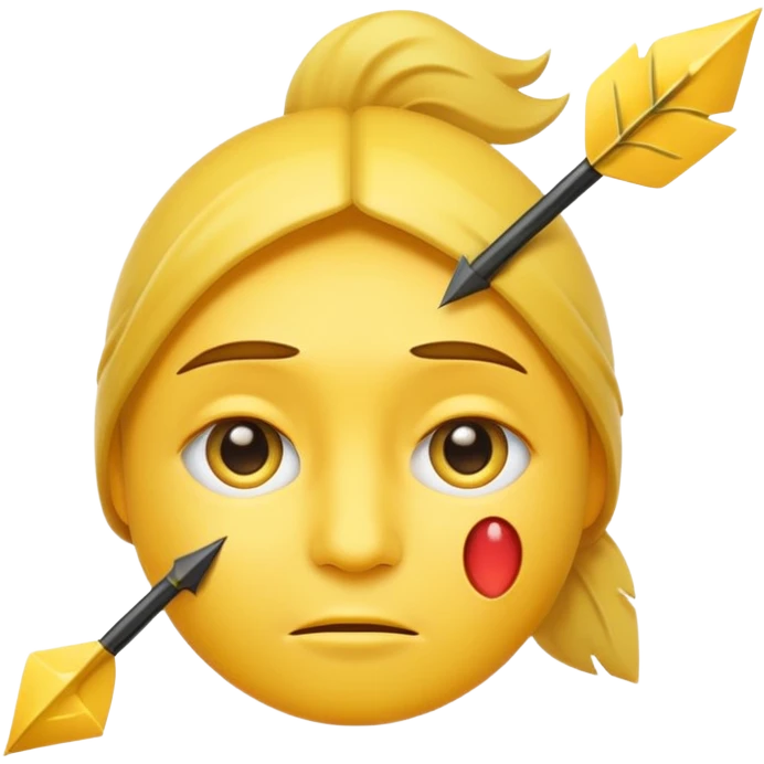 smile,two tears, arrow lke eyes and head tilted a little emoji yellow emoji