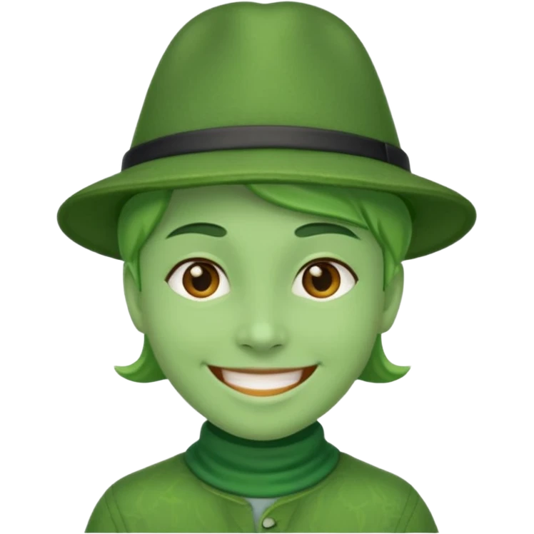 people with green hat emoji