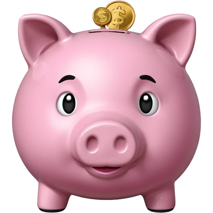 money in a piggy bank emoji